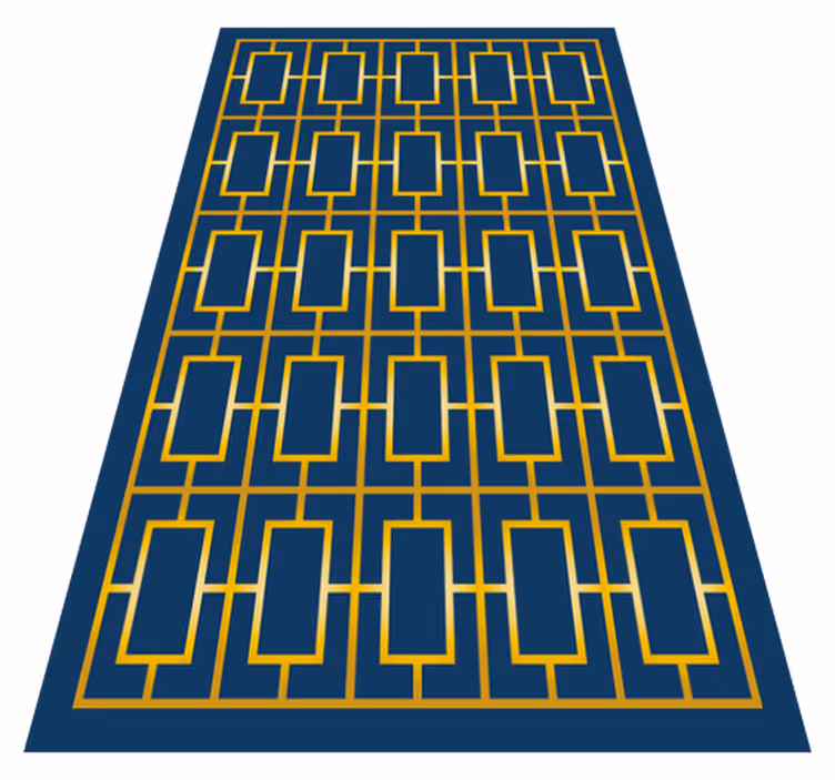 Tapis vinyle géométrique sophistication géométrique - TenStickers