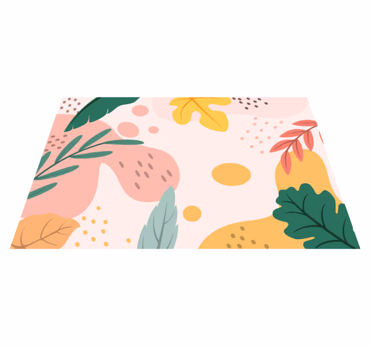Tapis vinyle plantes résumé botanique - TenStickers
