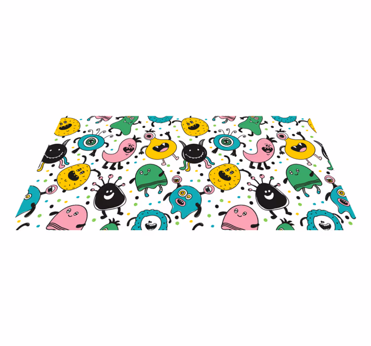 Tapis vinyle autres tapis illustration de monstre ludique - TenStickers