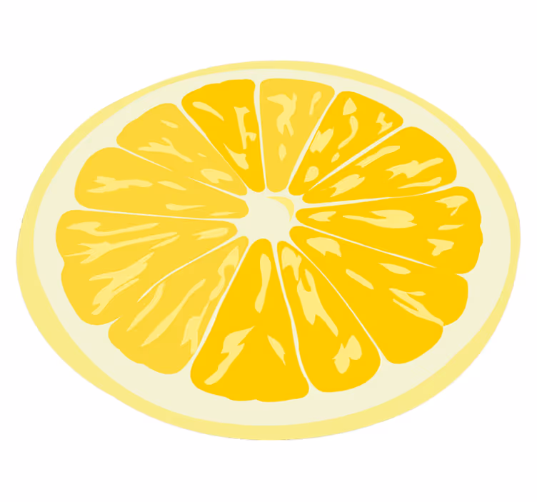 tapis vinyle cuisine Tranches de citron - TenStickers