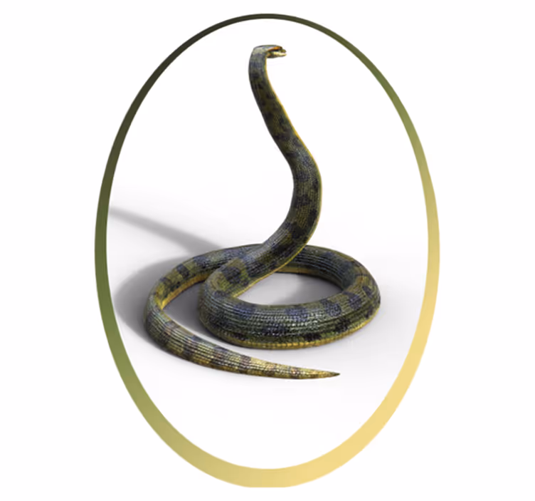 Tapis vinyle animal inspiration imprimé serpent - TenStickers