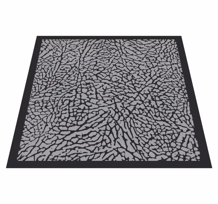 tapis vinyle salon Impression d'éléphant - TenStickers