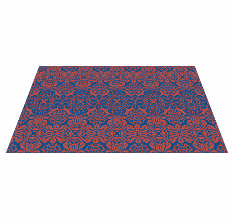 Tapis vinyle plantes éléments botaniques élégants - TenStickers