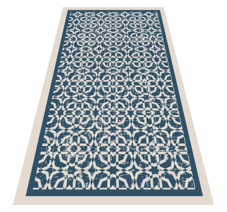 Tapis vinyle mosaique Tapis octogones - TenStickers