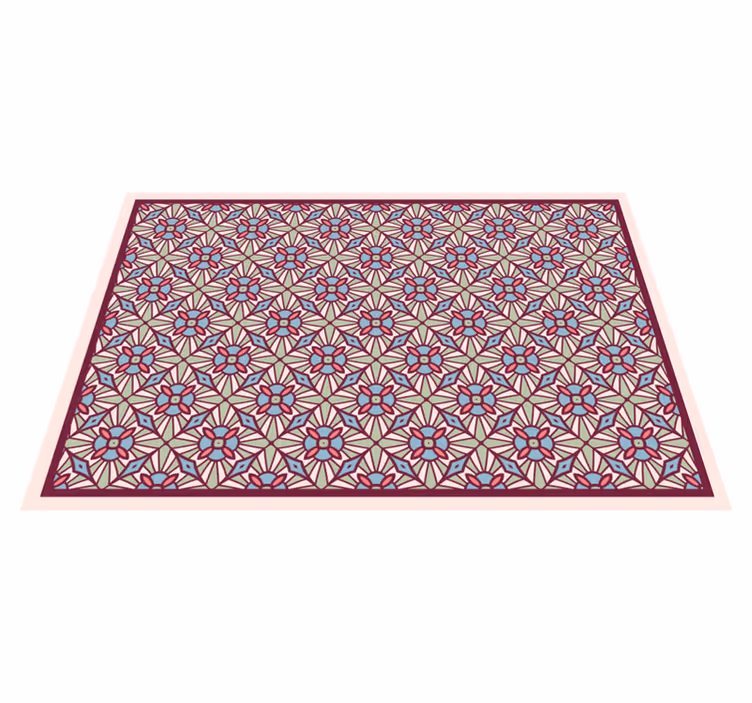 Tapis vinyle salon composition vivante - TenStickers