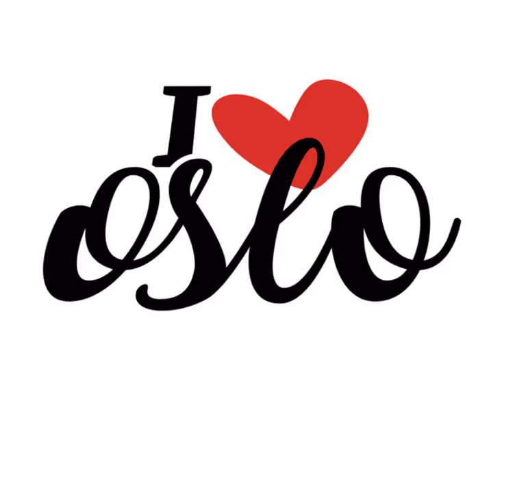 Tapis vinyle citation amour sincère d'oslo - TenStickers