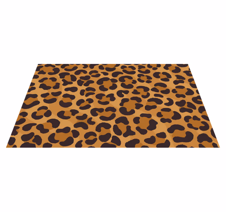 Tapis vinyle motif animal style à motifs léopard - TenStickers