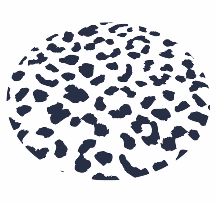 Tapis vinyle motif animal illustration en cuir de vache - TenStickers
