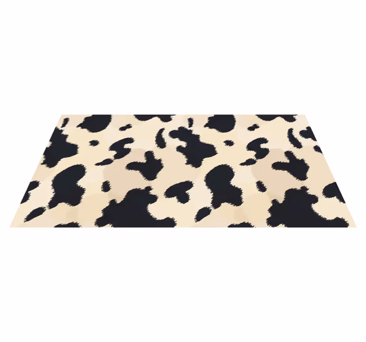 Tapis vinyle motif animal motif de marques de vache - TenStickers