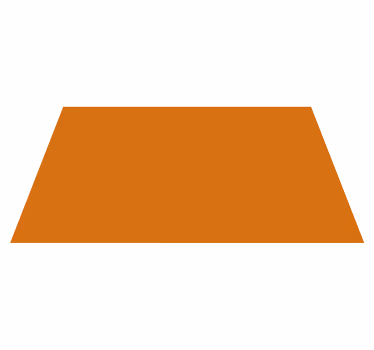 Tapis vinyle salon surface orange monochrome - TenStickers