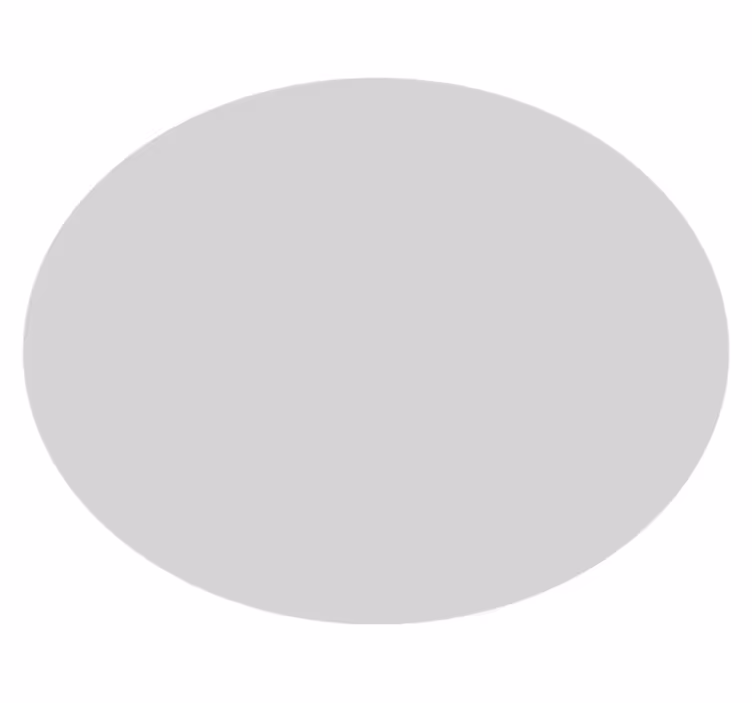 Tapis vinyle rond forme grise - TenStickers