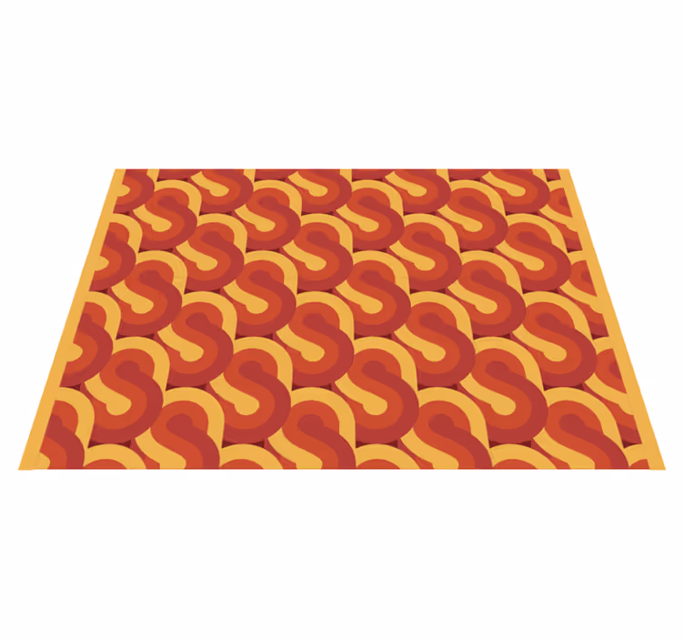 Tapis vinyle vintage design rétro dynamique - TenStickers