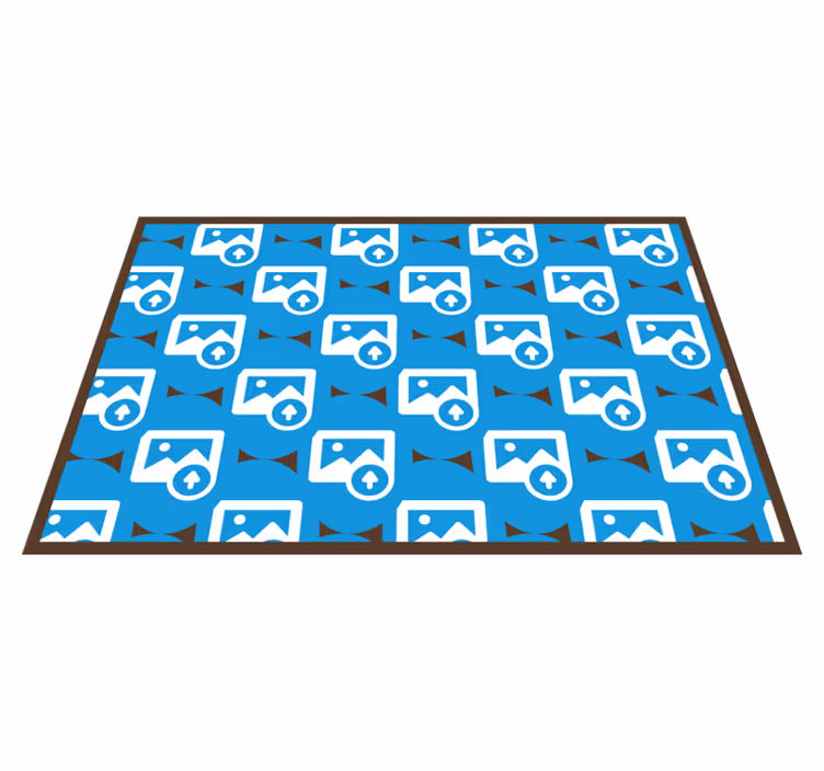 Tapis vinyle personnalisé modèle d'image - TenStickers