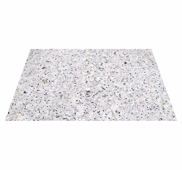 Tapis vinyle cuisine motif Terrazzo gris - TenStickers