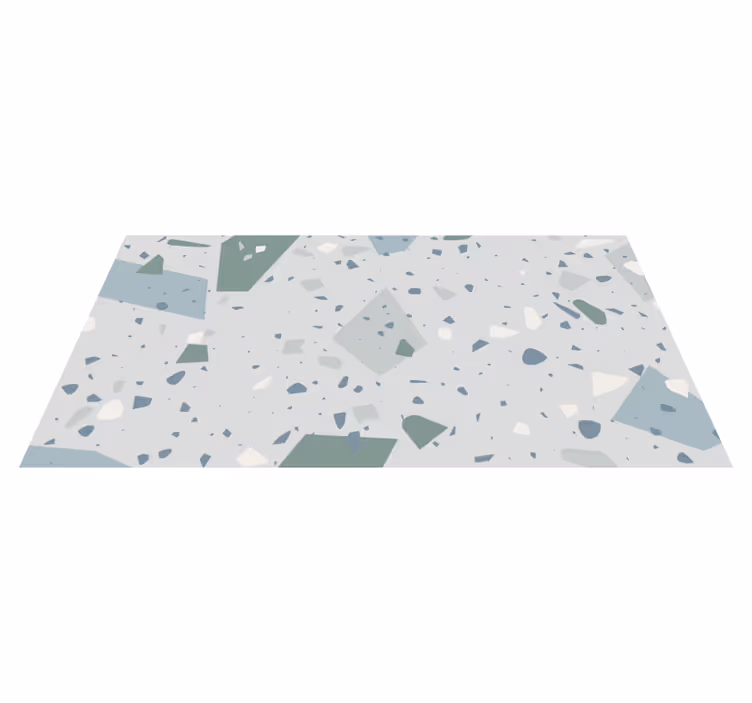 Tapis vinyle marbre effet subtil - TenStickers