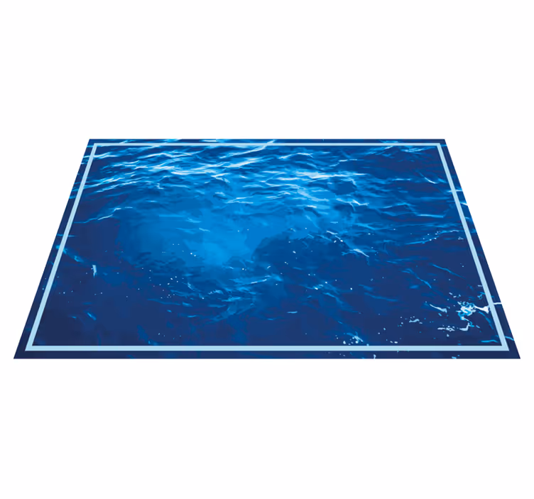 tapis vinyle chambre Océan profond sous l'eau - TenStickers