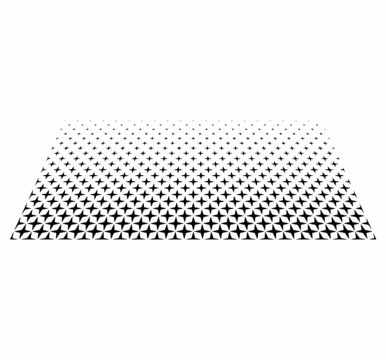 Tapis vinyle salon élément céleste - TenStickers