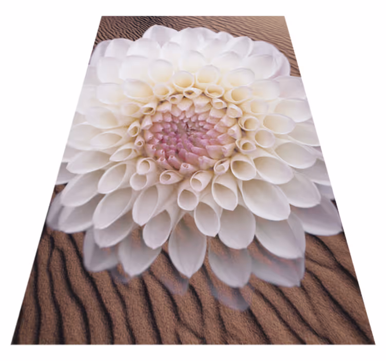 Tapis vinyle plantes composition florale gracieuse - TenStickers