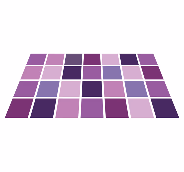 Tapis vinyle carreaux Carreaux violets - TenStickers