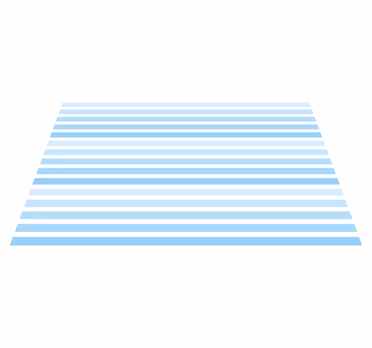 tapis vinyle cuisine Lignes bleues horizontales - TenStickers
