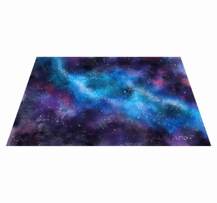 Tapis vinyle chambre fantaisie cosmique - TenStickers