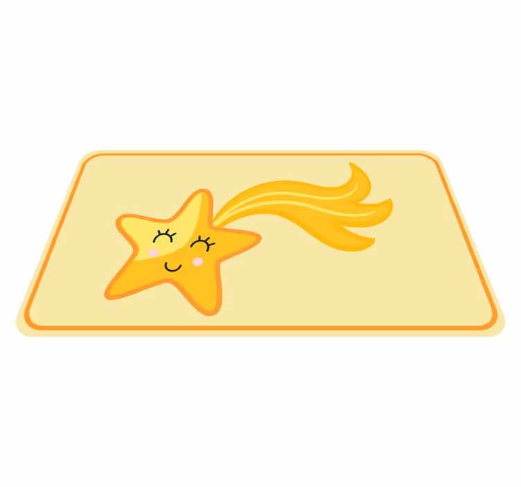 Tapis vinyle pour enfants conception d'étoile joyeuse - TenStickers