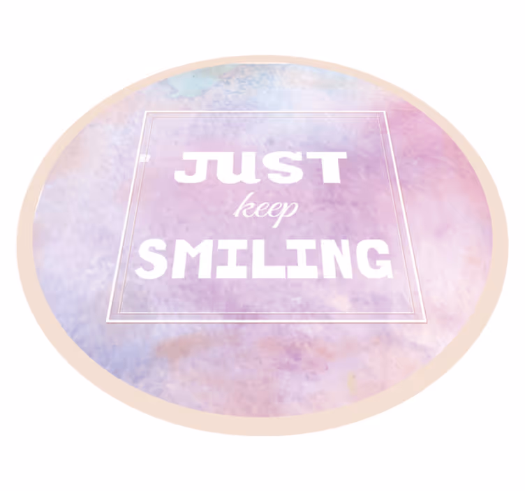 Tapis vinyle citation joyeux rappel - TenStickers