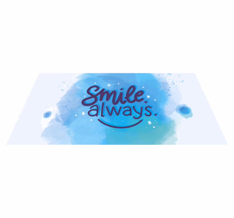 Tapis vinyle citation souris toujours - TenStickers