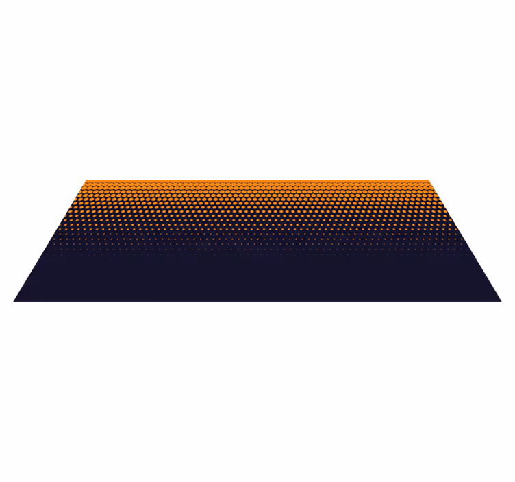 Tapis vinyle moderne Dégradé de couleur bleu et jaune - TenStickers
