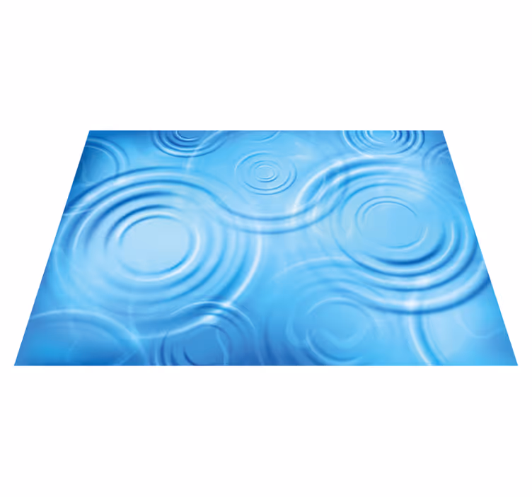 Tapis vinyle moderne Effet d'eau réaliste - TenStickers
