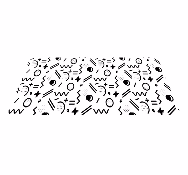 Tapis vinyle autres tapis jeu de motifs dynamiques - TenStickers
