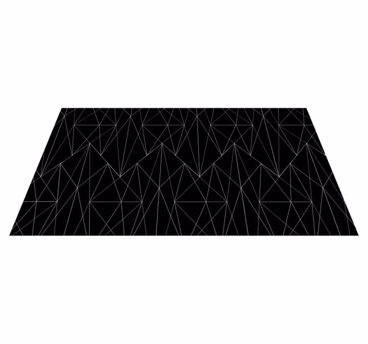 Tapis vinyle géométrique style élégant - TenStickers