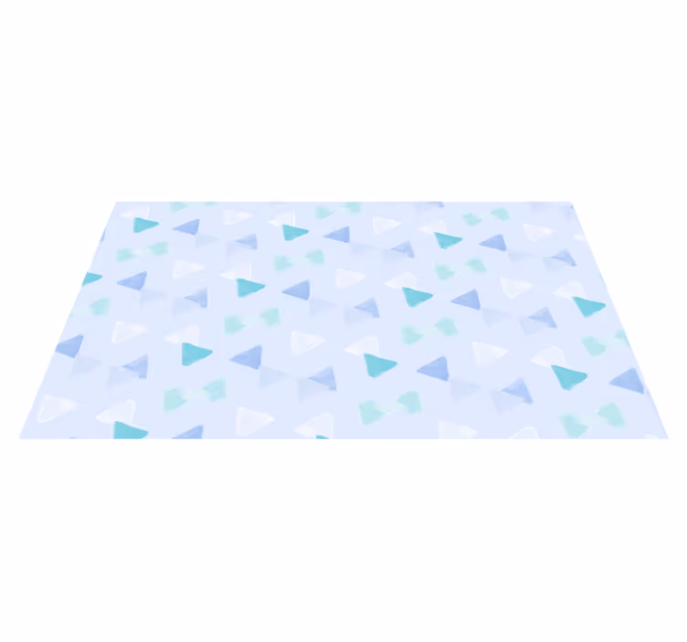 Tapis vinyle pour enfants formes triangulaires - TenStickers