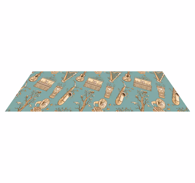 Tapis vinyle autres tapis idée d'instruments de musique - TenStickers