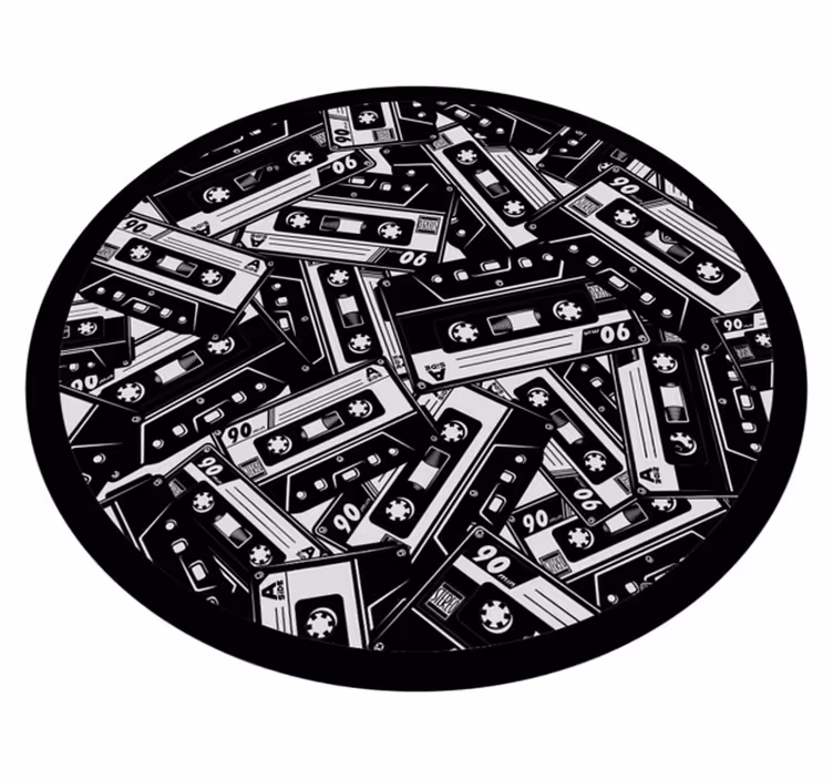 Tapis vinyle autres tapis concept de cassette audio - TenStickers