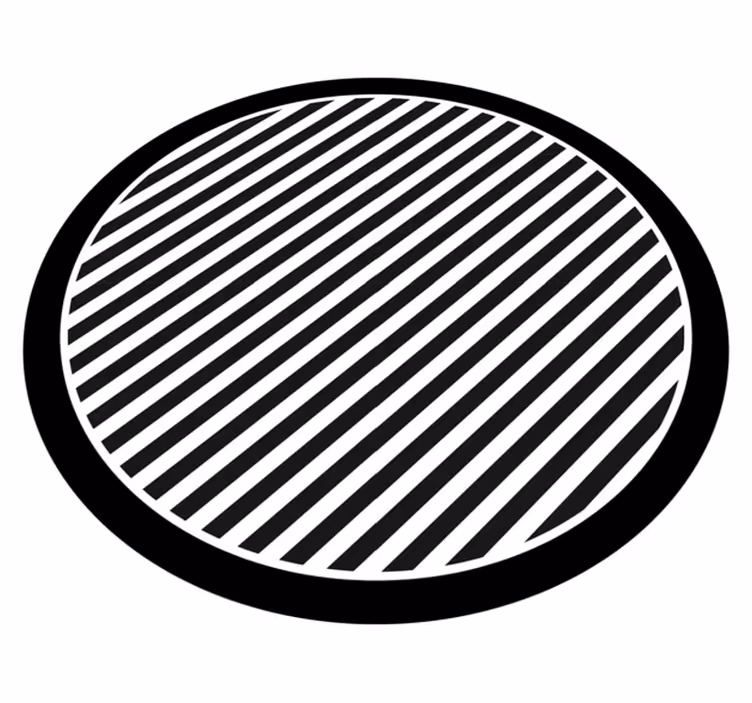 Tapis vinyle rayures couleurs unies - TenStickers