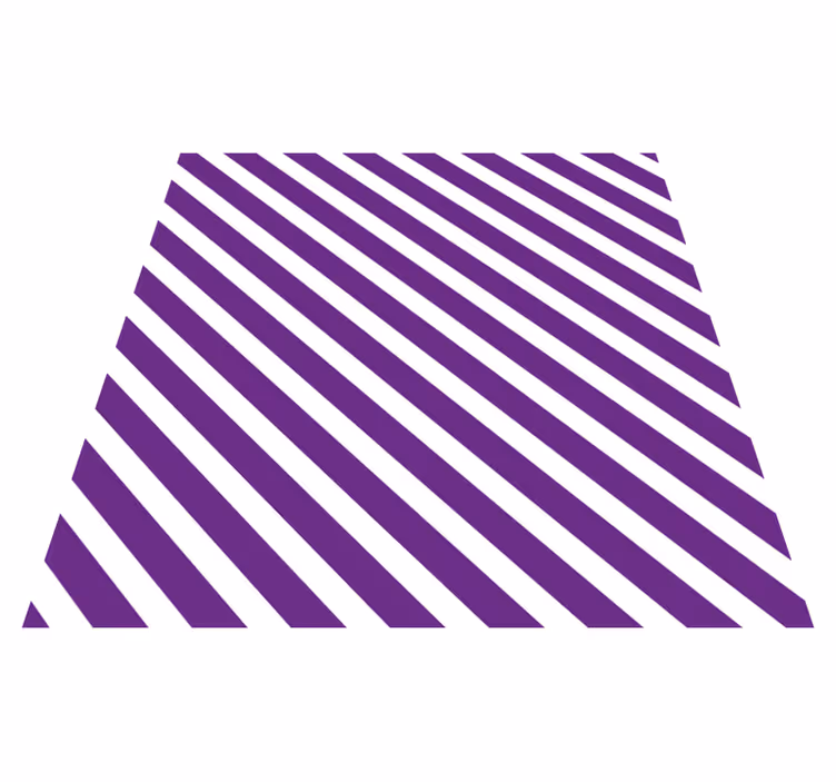 Tapis vinyle rayures motif de bandes violettes - TenStickers