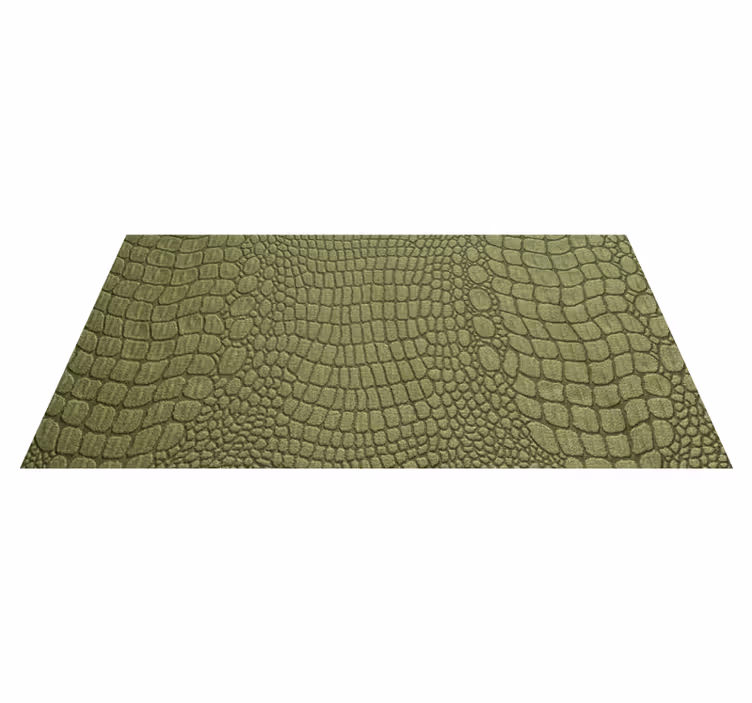 Tapis vinyle motif animal peau de serpent - TenStickers