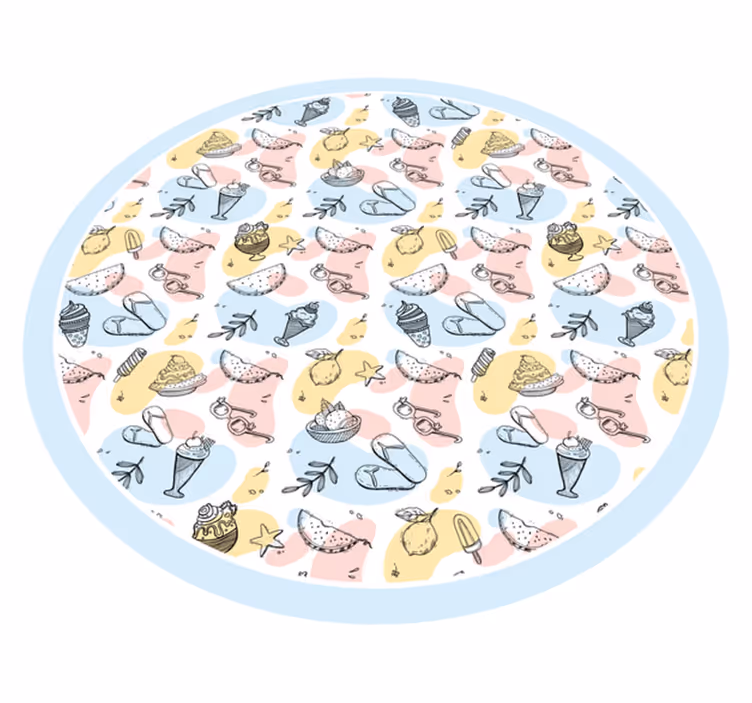 Tapis vinyle autres tapis collection de douceurs - TenStickers
