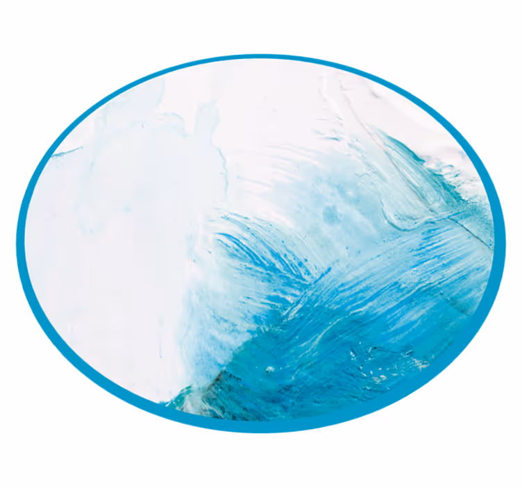Tapis vinyle nature teintes de l'eau océanique - TenStickers