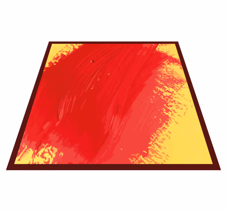 Tapis vinyle design moderne touches de couleurs vibrantes - TenStickers