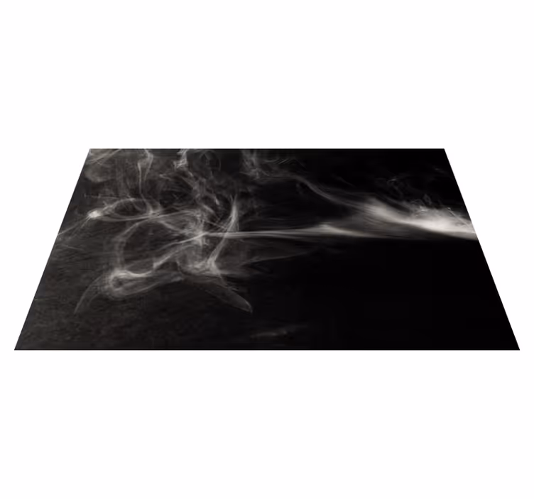 Tapis vinyle design moderne effet de tourbillons de fumée - TenStickers