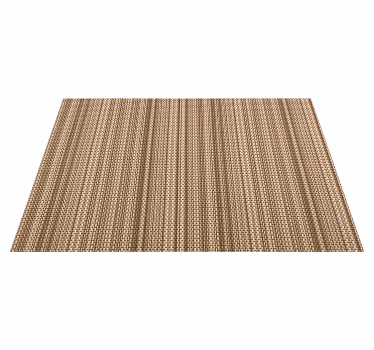 Tapis vinyle motif Imitation fibre naturelle - TenStickers