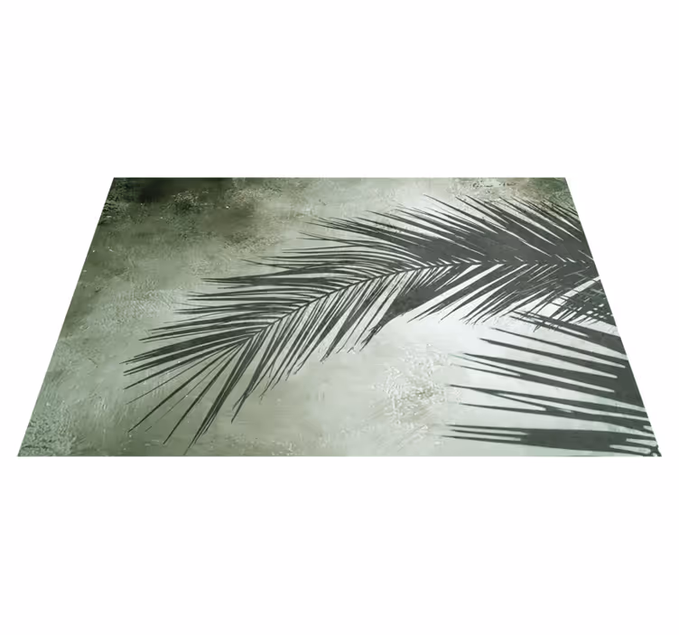 Tapis vinyle plantes l'élégance de la feuille de palmier - TenStickers