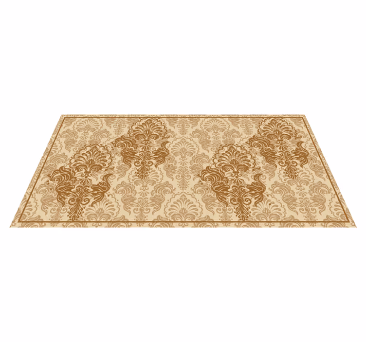 Tapis vinyle vintage motifs floraux élégants - TenStickers