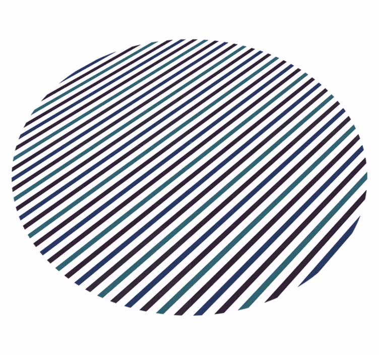 Tapis vinyle rayures gris et vert - TenStickers
