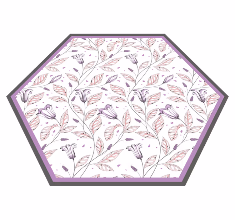 Tapis vinyle plantes composant botanique élégant - TenStickers
