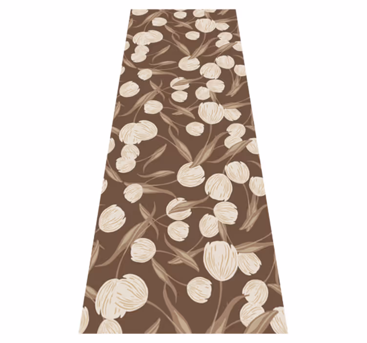 Tapis vinyle plantes design élégant - TenStickers