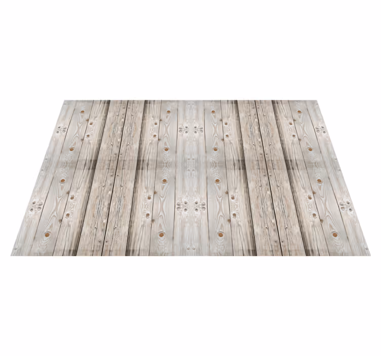 Tapis vinyle imitation parquet planches vieillies - TenStickers