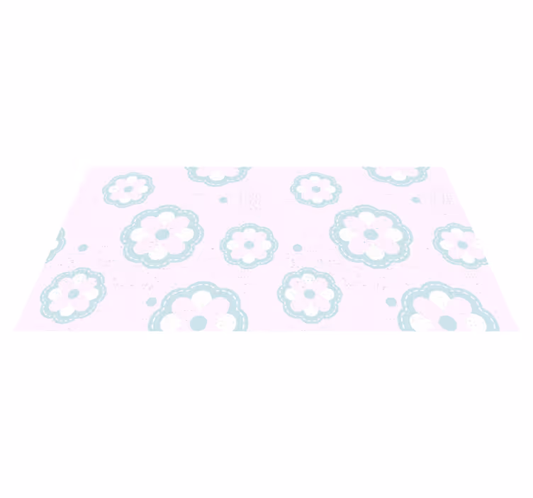 Tapis vinyle autres tapis motif floral doux - TenStickers